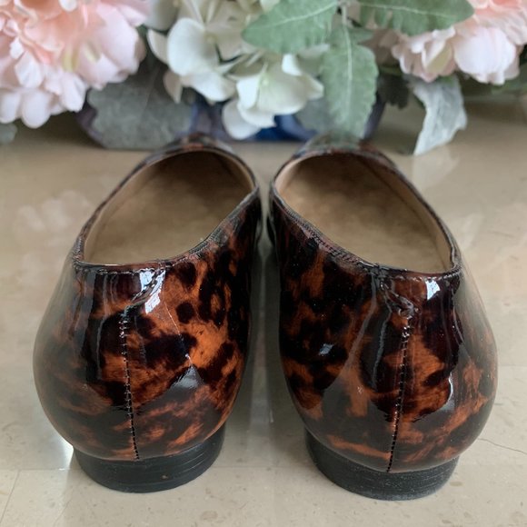 Sz 7.5 Leopard Patent Leather Walking Cradles - Picture 4 of 6